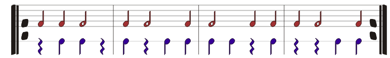 Rhythmische Unabhngigkeitsbungen 1B