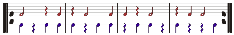 Rhythmische Unabhngigkeitsbungen 1C